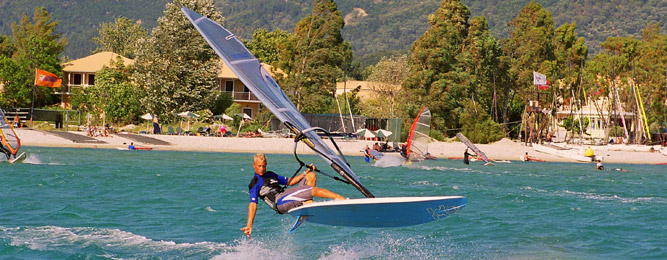 Planches à voile à Vassiliki 