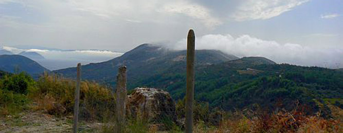 Aussicht vom Berg Stavrota